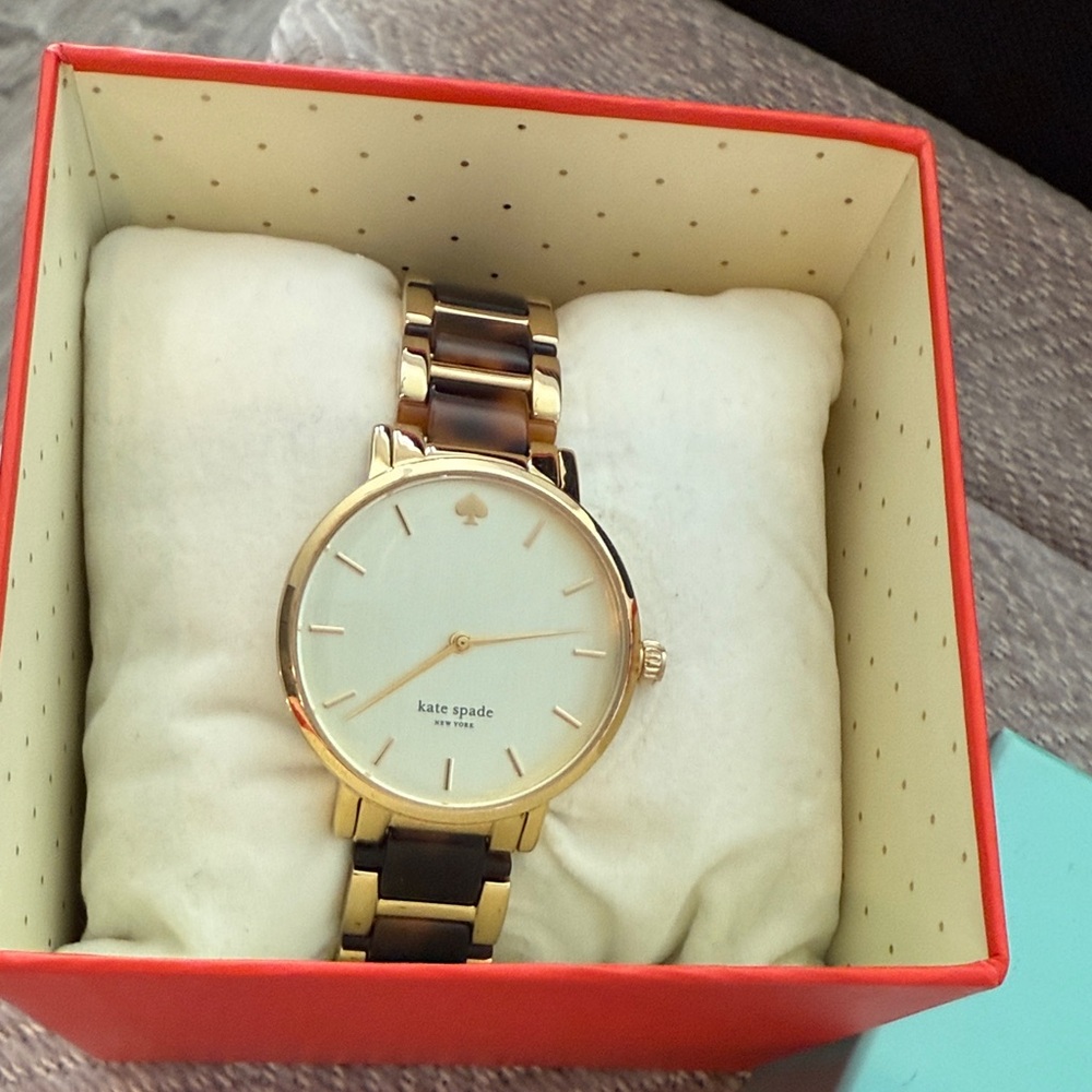 Kate Spade tortoise gold Watch
